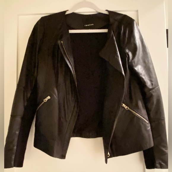 Black Leather Jacket - Picture 1 of 6